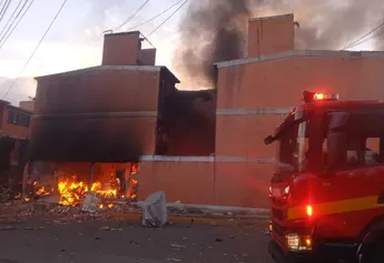 Incendio en unidad habitacional