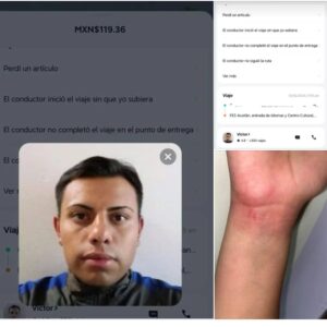 Presunto ladrón conductor de Didi