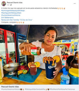 Candidato de Morena ofrece micheladas a quiénes voten por él