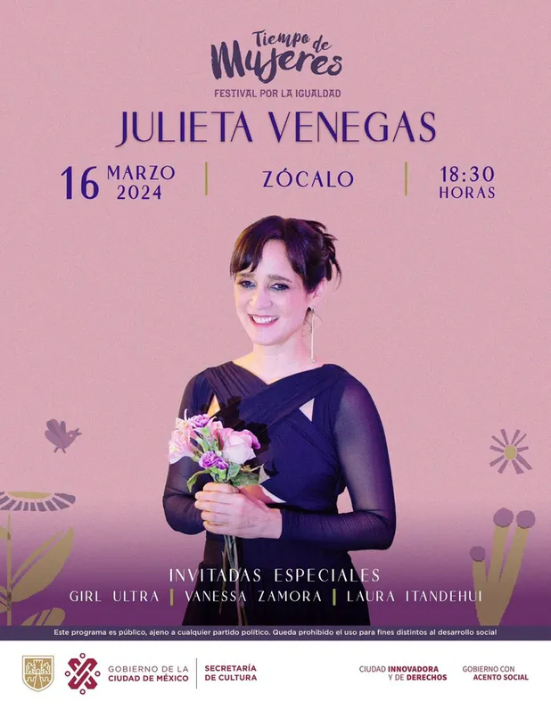 Julieta Venegas se presentará en el Zócalo, aquí los detalles