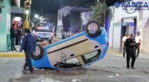 Taxista atropella a familia en Tehuacán, Puebla