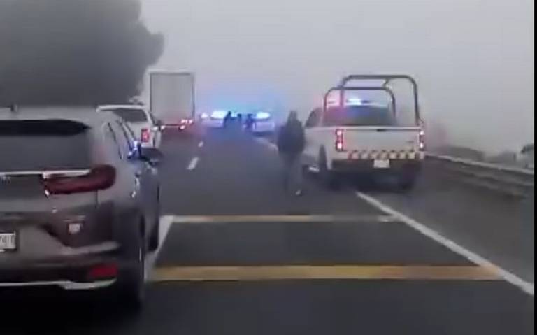 Asalto masivo en la autopista Puebla-Orizaba