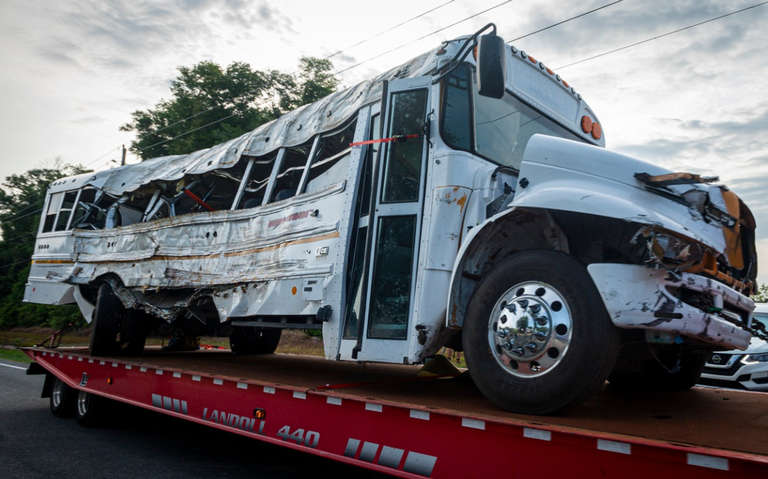 8 mexicanos fallecieron en accidente de autobús en EUA