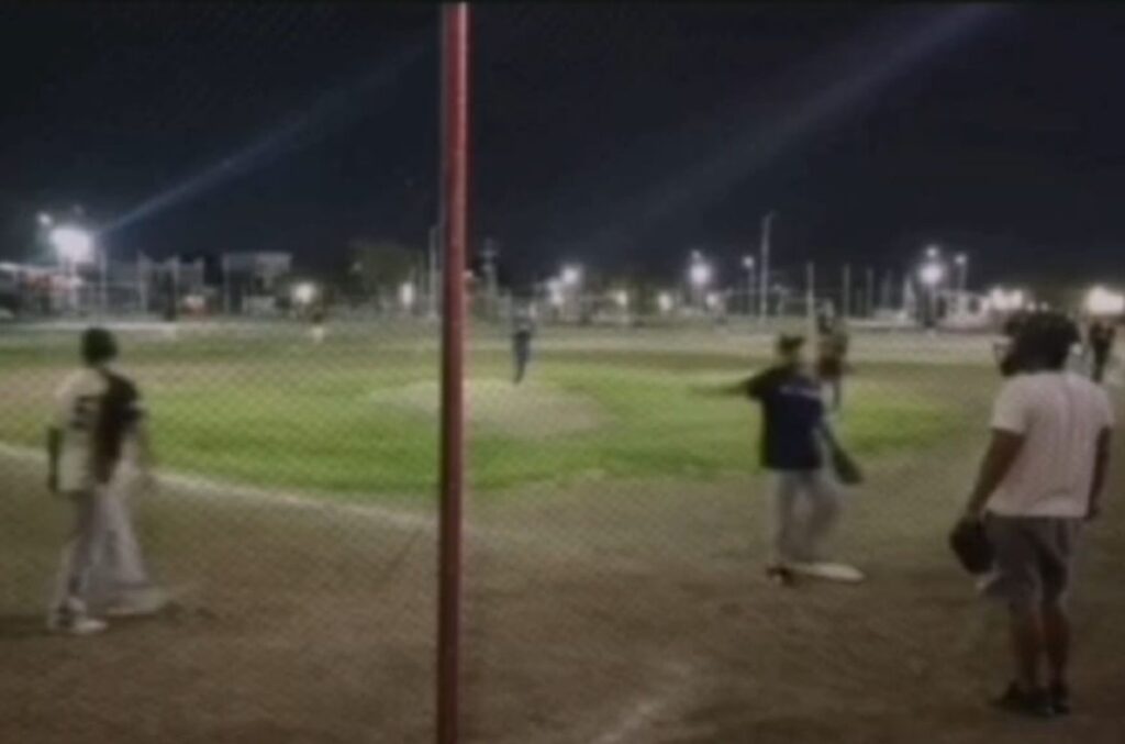 Captan balacera durante partido de softbol en NL