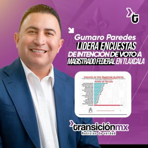 Aventaja Gumaro Paredes intención de voto para Magistrado de Circuito