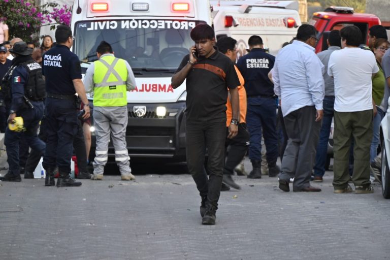 Dos lesionados deja explosión de Pirotecnia en Acxotla del Río, Totolac