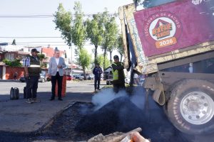 Pepe Chedraui continúa fortaleciendo el mantenimiento vial con “BacheAndo” Puebla