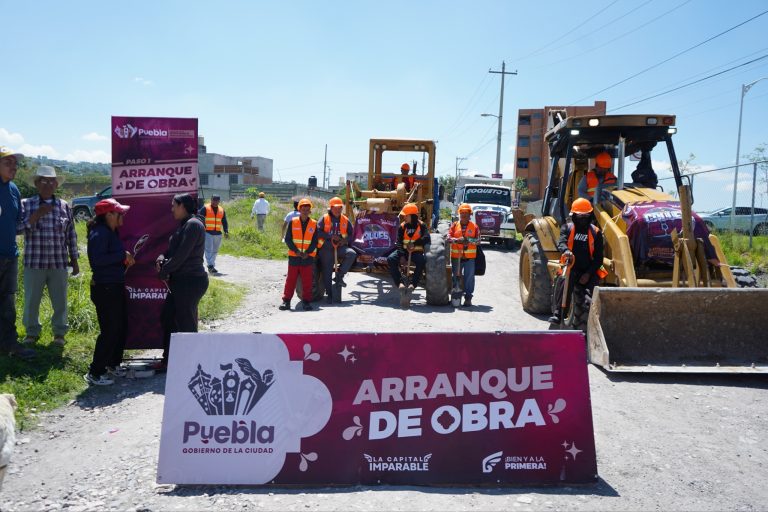 Con #CallesAl100 Pepe Chedraui impulsa trabajos de pavimentación en la Junta Auxiliar de Santo Tomás Chautla