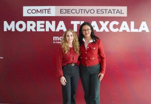Marcela González deja la dirigencia estatal de Morena en Tlaxcala; Jaina Flores asume la presidencia