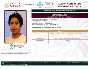#Alerta| Buscamos a Santiago Pérez Torres, 15 años
