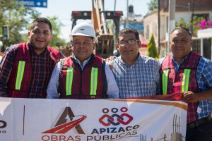 Invierte Javier Rivera 5.4 mdp en rehabilitación de drenaje sanitario en Apizaco