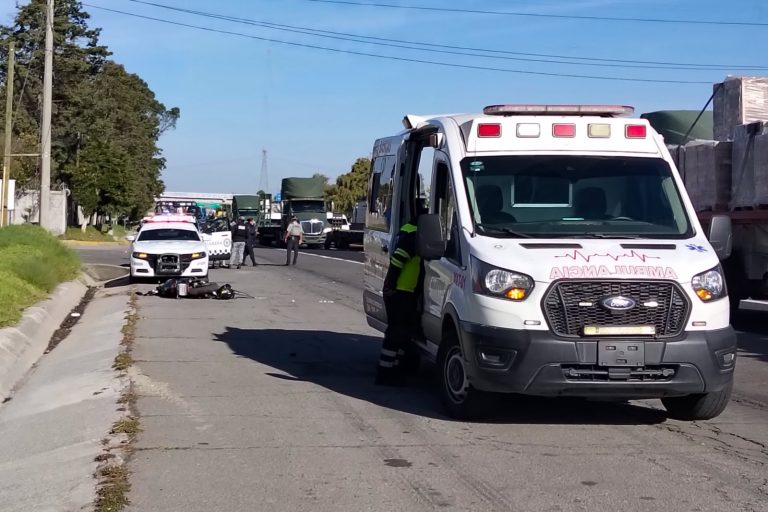 Accidente en la Apizaco-Tlaxcala es atendido por GN