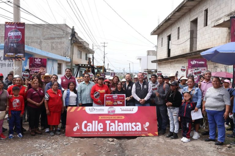 Arranca Gobierno de Pepe Chedraui rehabilitación vial en la Junta Auxiliar de San Pablo Xochimehuacan