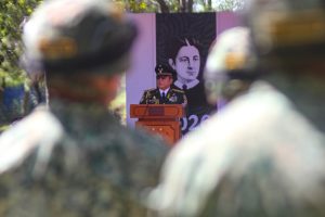 Encabeza comandante de la 23 Zona Militar homenaje a Niños Héroes