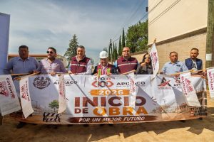 Inicia ayuntamiento de Apizaco obras de pavimentación en la comunidad de Huiloac
