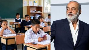 Apoya Carlos Slim regulación de celulares en escuelas