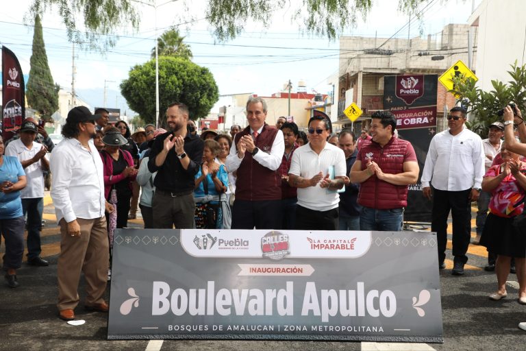 Inaugura Pepe Chedraui rehabilitación vial del Bulevar Apulco