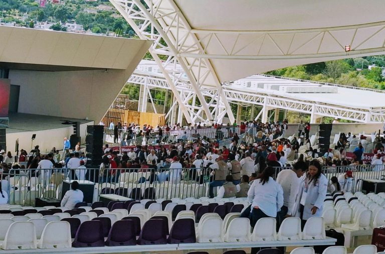 Vacía lucío Ciudad de la Cultura en Tlaxcala previa visita de Sheinbaum