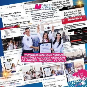 ¡Nombramiento de Miriam Martínez acapara reflectores de prensa nacional y local!