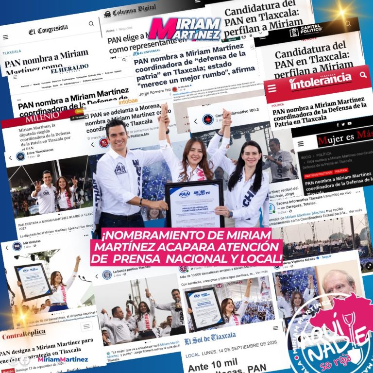 ¡Nombramiento de Miriam Martínez acapara reflectores de prensa nacional y local!