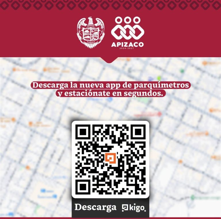 Llama ayuntamiento de Apizaco a descargar nueva app de parquímetros