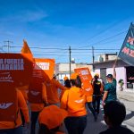 Arrancan Danae Figueroa y Delfino Suárez campaña estatal de afiliación de MC en Calpulalpan