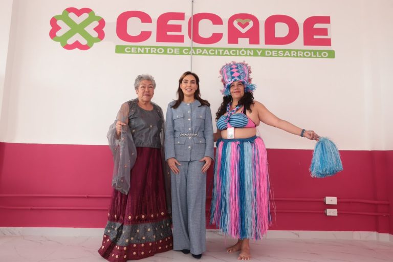MariElise Budib inaugura el nuevo CECADE Dormitorio, que permitirá ampliar los talleres de capacitación y desarrollo del DIF Puebla Capital