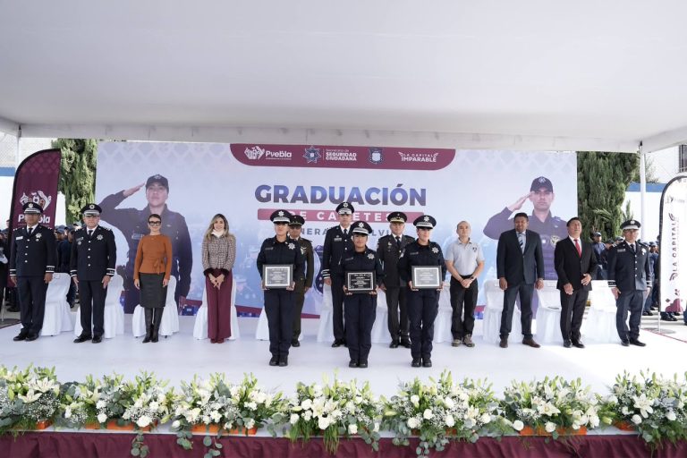 Realiza Gobierno de Pepe Chedraui graduación cadetes de la Academia de Formación y Profesionalización Policial