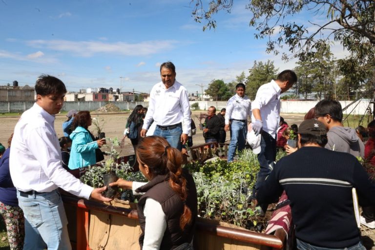 Gobierno de Pepe Chedraui impulsa educación ambiental con 120 huertos escolares y nuevos santuarios de polinizadores